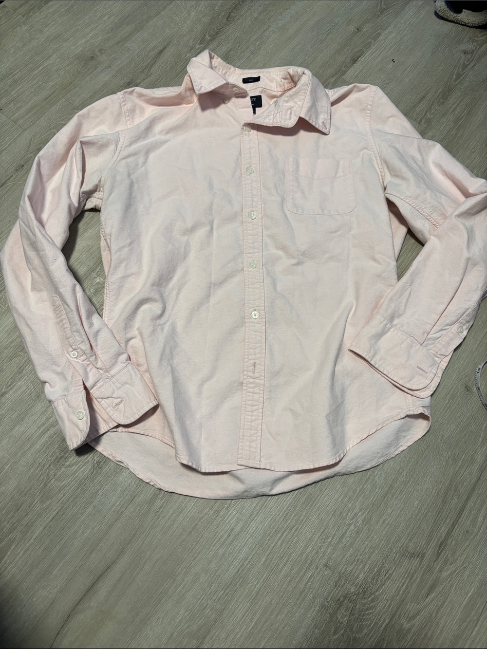 J. Crew Men's Light Pink Button-Down Shirt